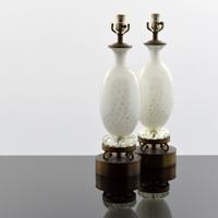 Pair of Murano Lamps, Manner of Barovier & Toso - Sold for $1,040 on 05-02-2020 (Lot 3).jpg